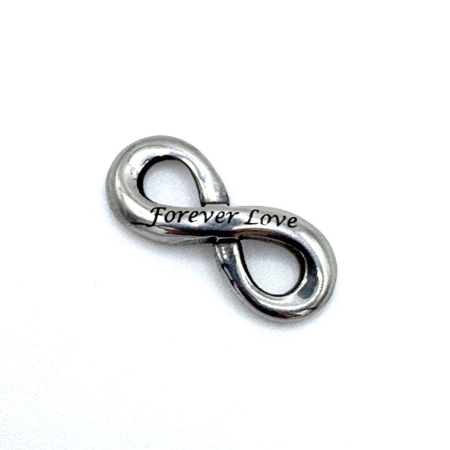Personalized Infinity Bracelets for Couples, Engraved Leather Anniversary Gift - side view