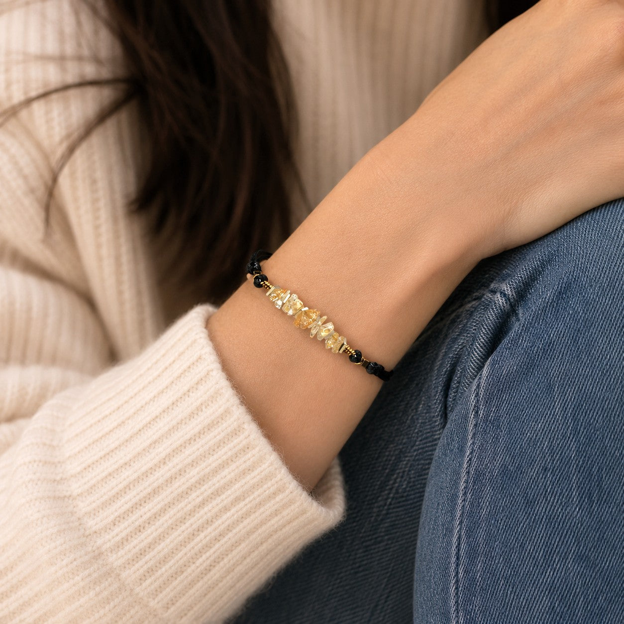 Citrine Bracelet for Good Luck - gift packaging