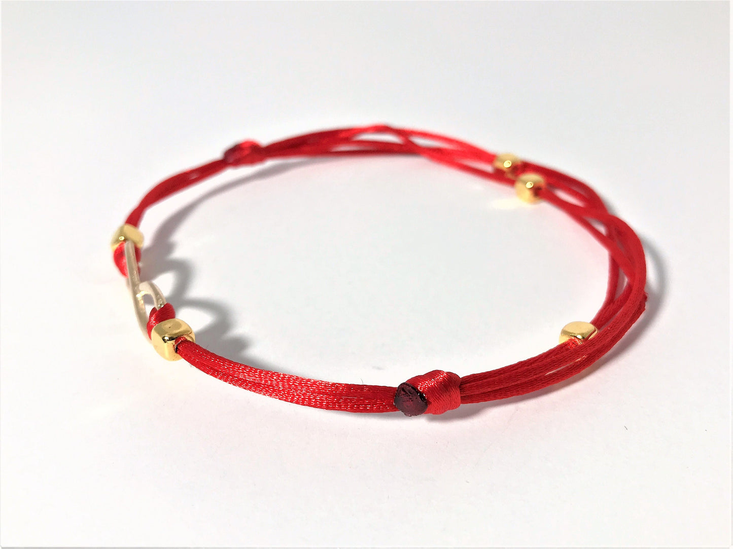 Couples Red String Infinity Bracelet Set: Personalized Initial, Waterproof