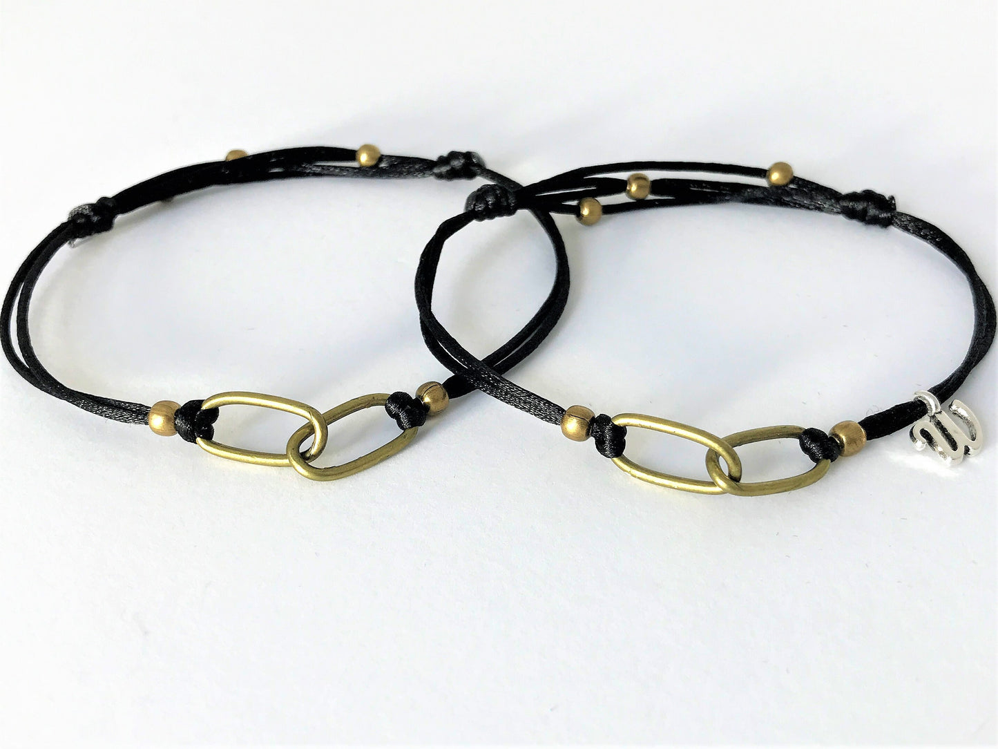Father & Son Matching Bracelets, Personalized Waterproof Bracelet Set
