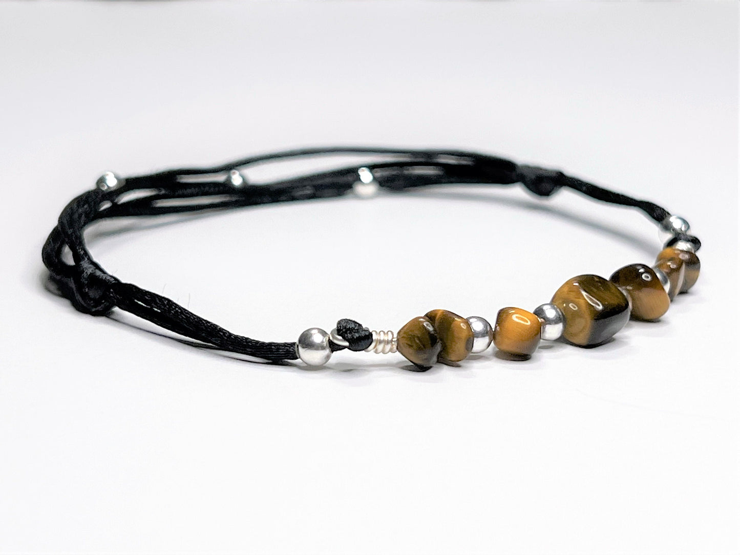 Tiger’s Eye Anklet - lifestyle photo