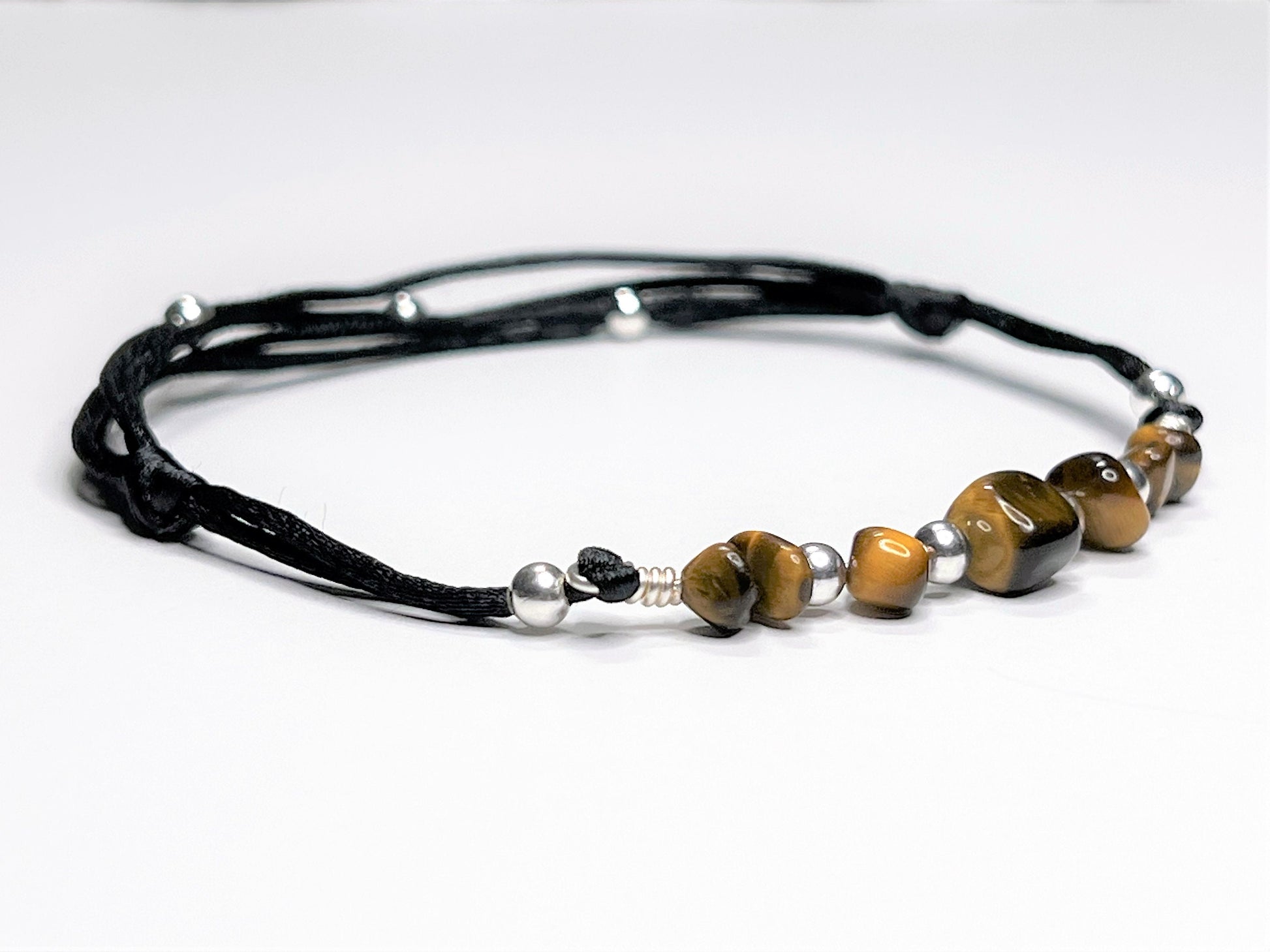 Tiger’s Eye Anklet - lifestyle photo