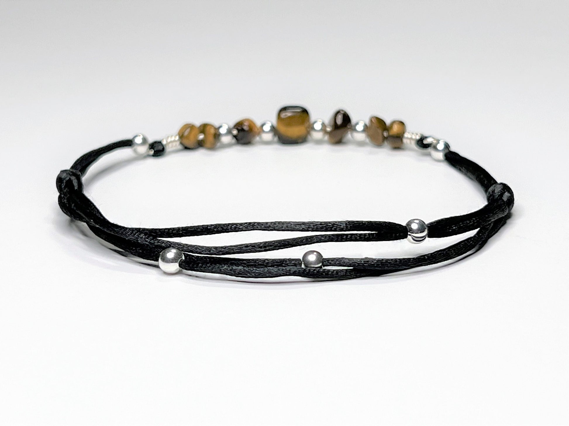 Tiger’s Eye Anklet - worn view