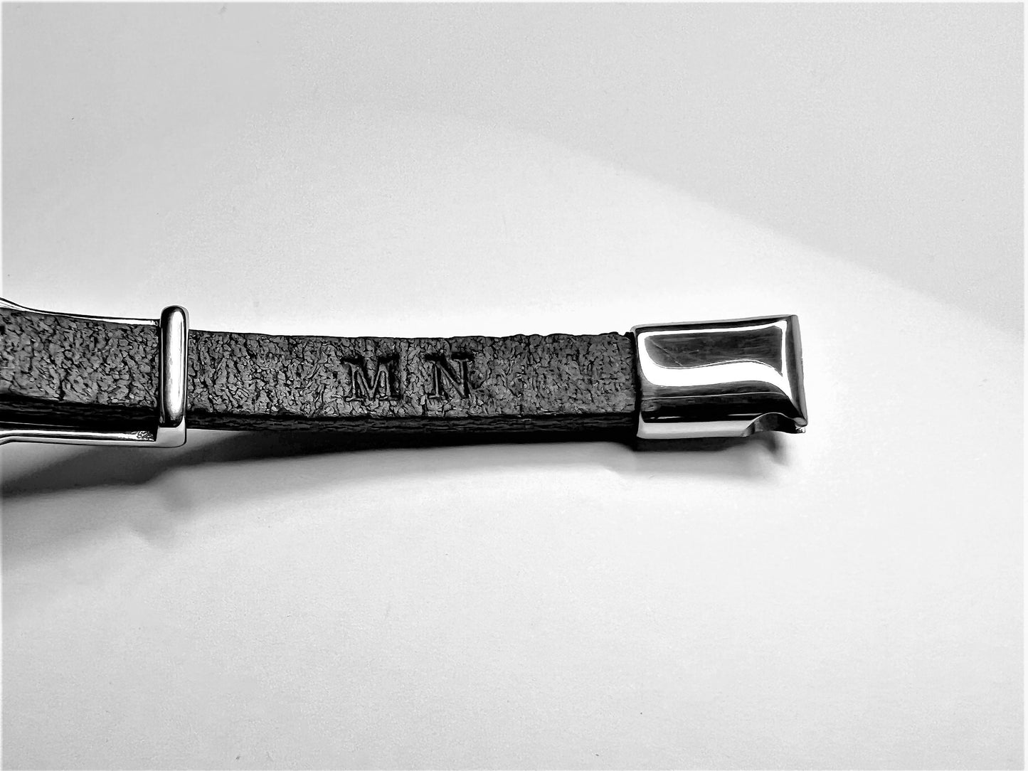 Leather Compass Bracelet for Men, Personalized with Hidden Initials, Travel Gift - photo 12