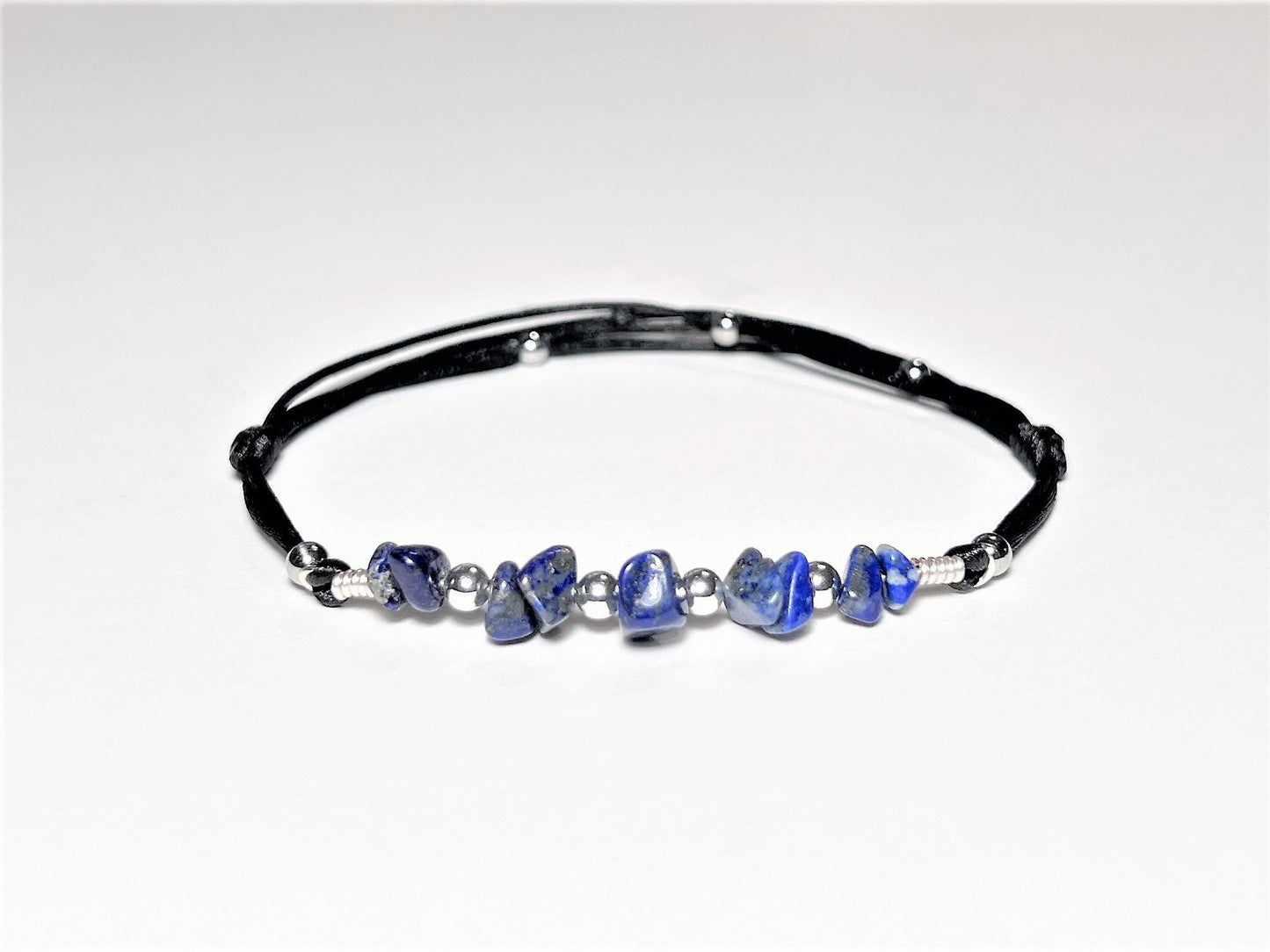 Lapis Lazuli Anklet or Bracelet - lifestyle photo