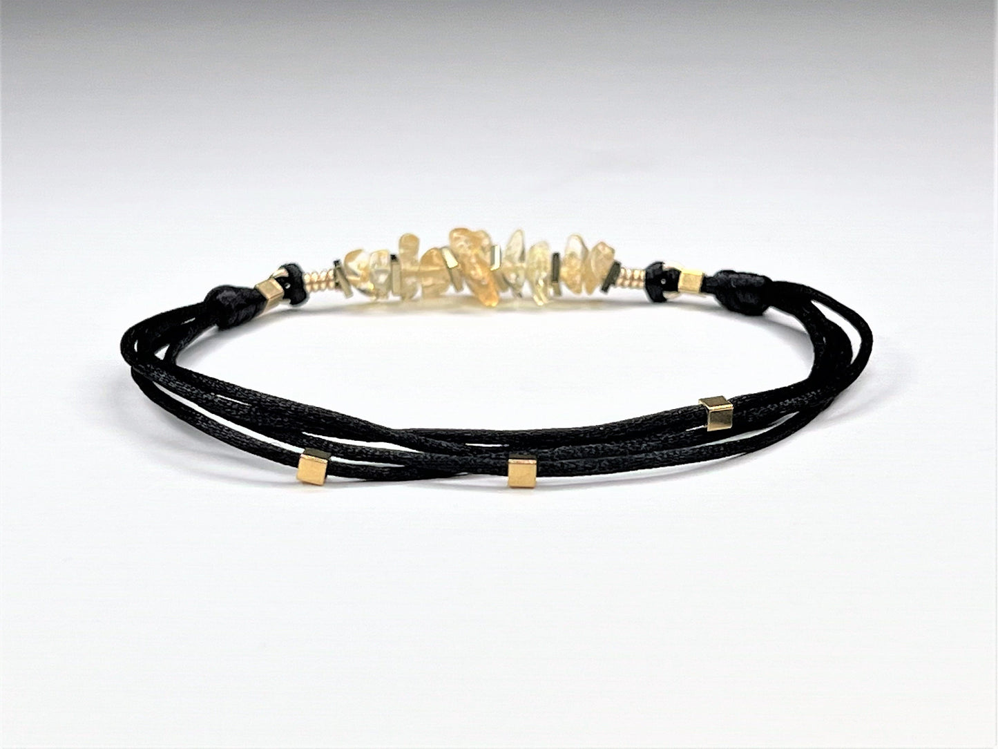 Citrine Bracelet for Good Luck - worn view